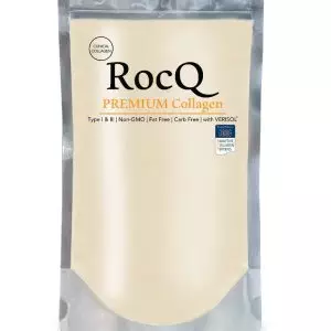 RocQ Premium Verisol Collagen | 400g Pouch | Enhanced Skin Elasticity & Hair Growth | Anti-Aging Formula