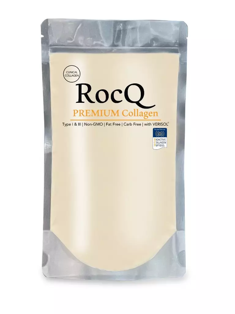 RocQ Premium Verisol Collagen | 400g Pouch | Enhanced Skin Elasticity & Hair Growth | Anti-Aging Formula