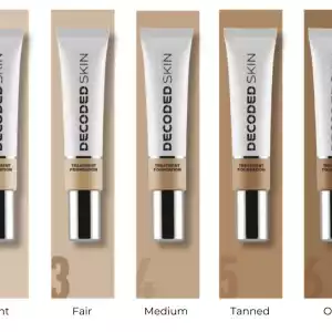 Decoded Skin Foundation #4 (Medium Skin Tones) | 30 ml | Skin Barrier Defense Ceramides