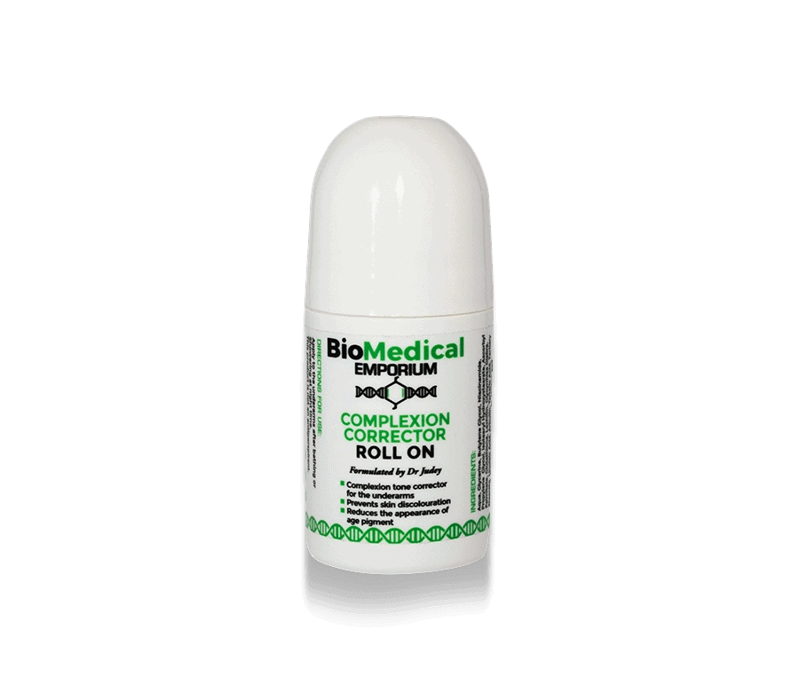 Biomedical Complexion Corrector Roll-On | 50ml | Targets Pigmented Underarm Skin
