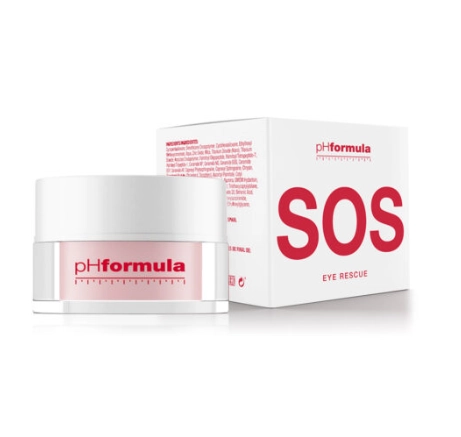 pHformula SOS eye rescue | 15ml | Weightless Cream Texture | Moisture Retention