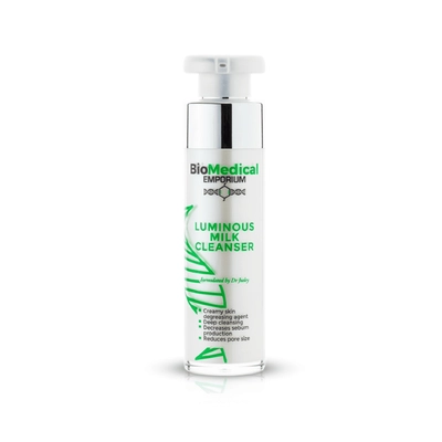 Biomedical Luminous Milk Cleanser | 100ml | Removes Dead Skin Cells And Moisturizes With Its Creamy Base